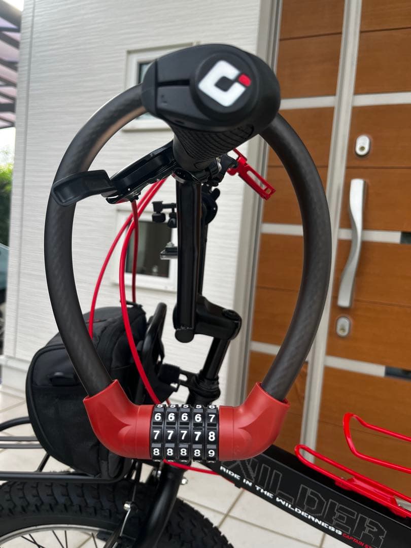20インチ折りたたみ自転車 キャプテンスタッグ ワイルダー マットブラック