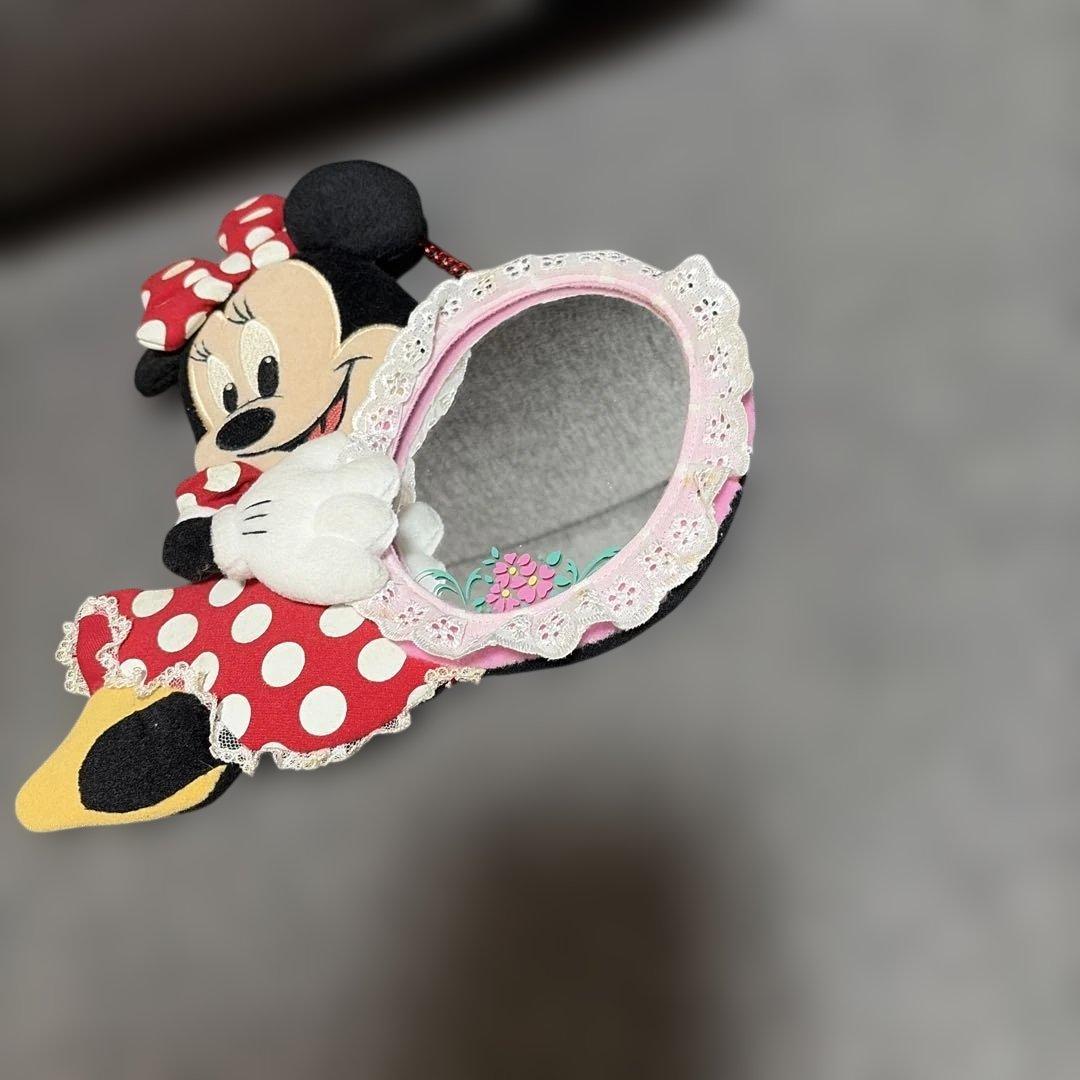 レトロ　東京ディズニーランド　ミニーマウス　壁掛けミラー