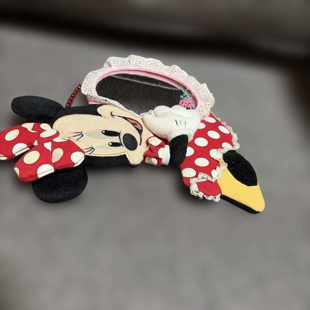レトロ　東京ディズニーランド　ミニーマウス　壁掛けミラー