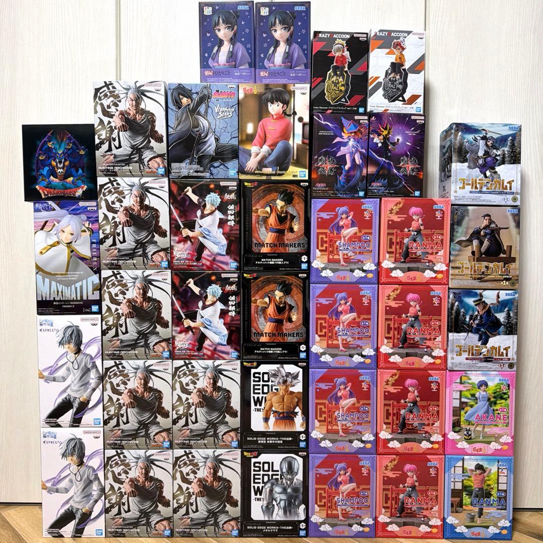 ハンター×ハンター ドラゴンボール らんま フィギュア 38個セット まとめ売り