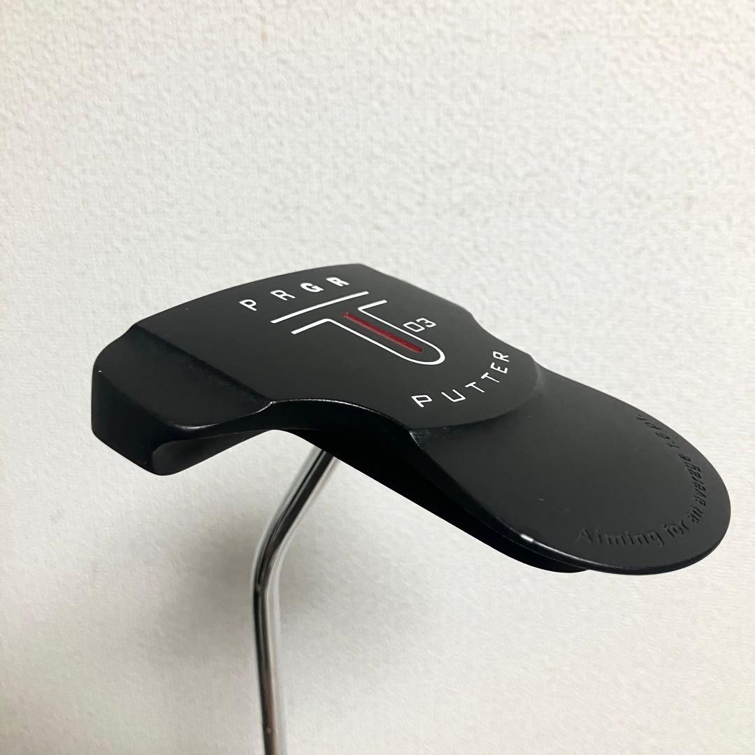 クリーニング済/PRGR T03 PUTTERプロギアゴルフパター約32.7in