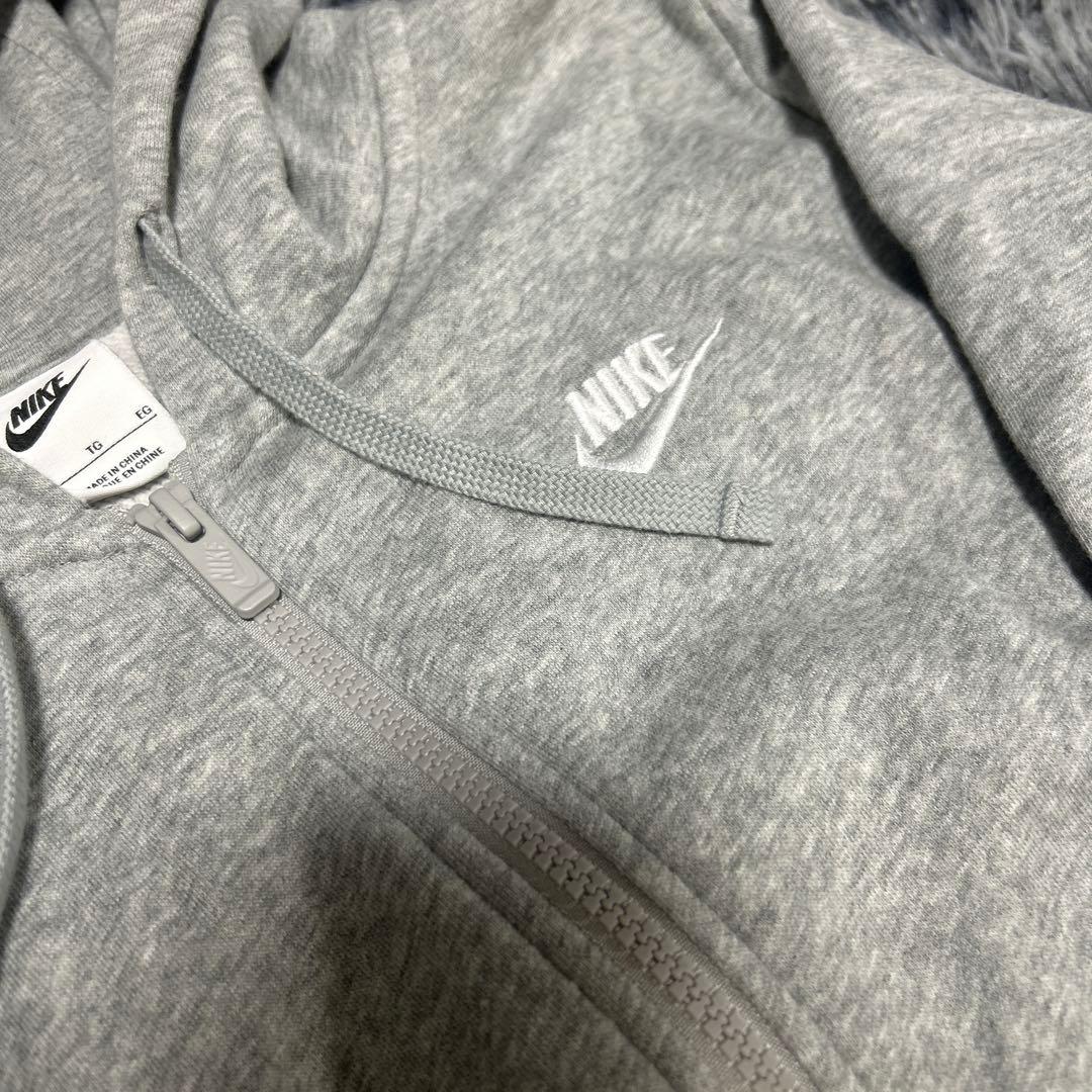 NIKE ナイキ スウェット セットアップ グレー パーカー パンツ 刺繍ロゴ