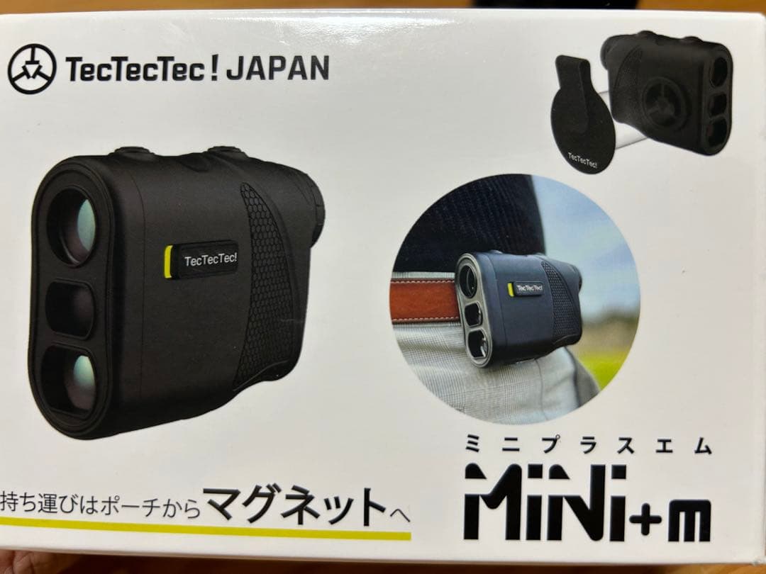 TecTecTec! MINI+m／ゴルフ用距離計 テックテックテック　ブラック