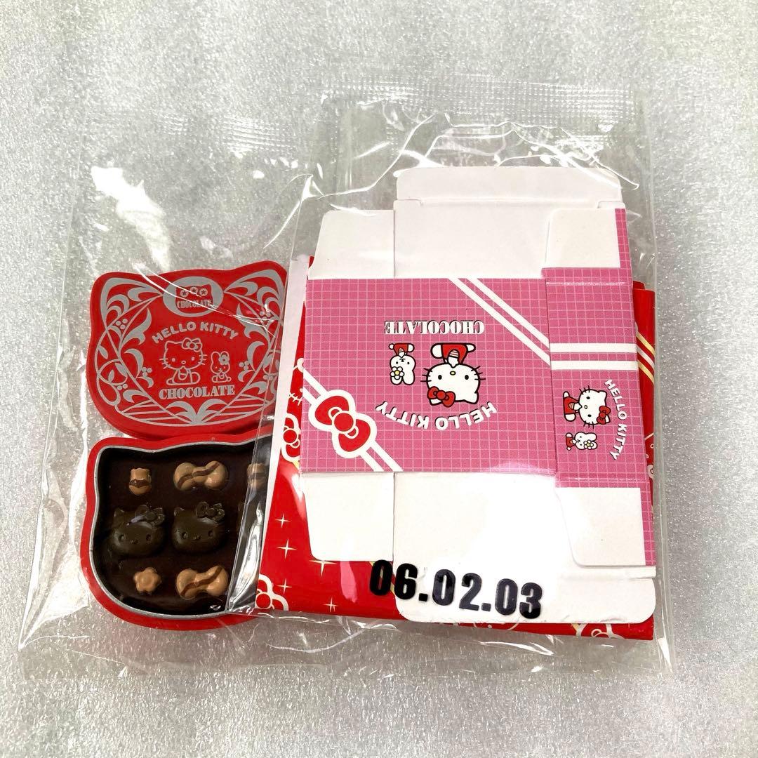 グルメdeキティ フィギュア サンリオ ミニチュア ③スイートチョコタイム♡