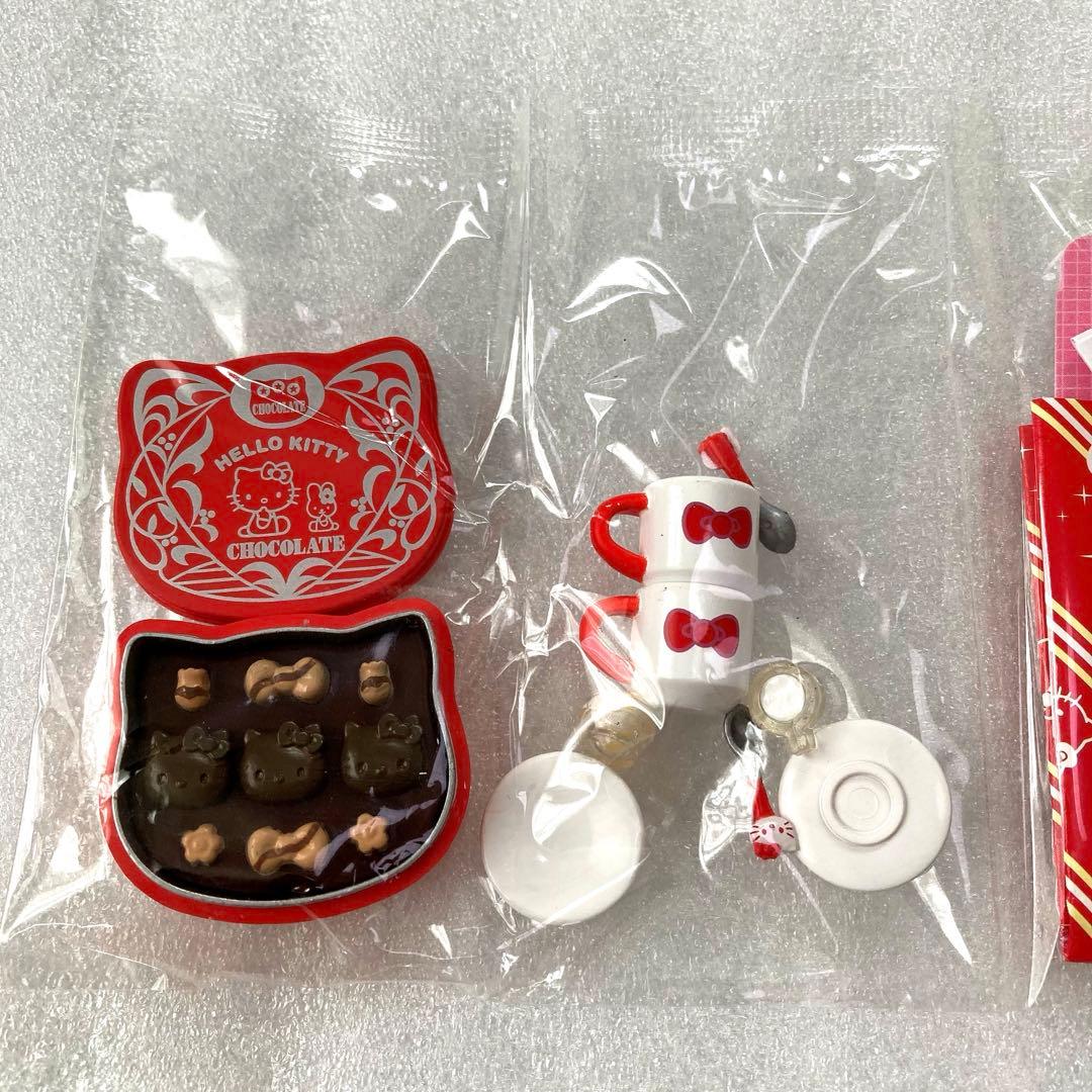 グルメdeキティ フィギュア サンリオ ミニチュア ③スイートチョコタイム♡