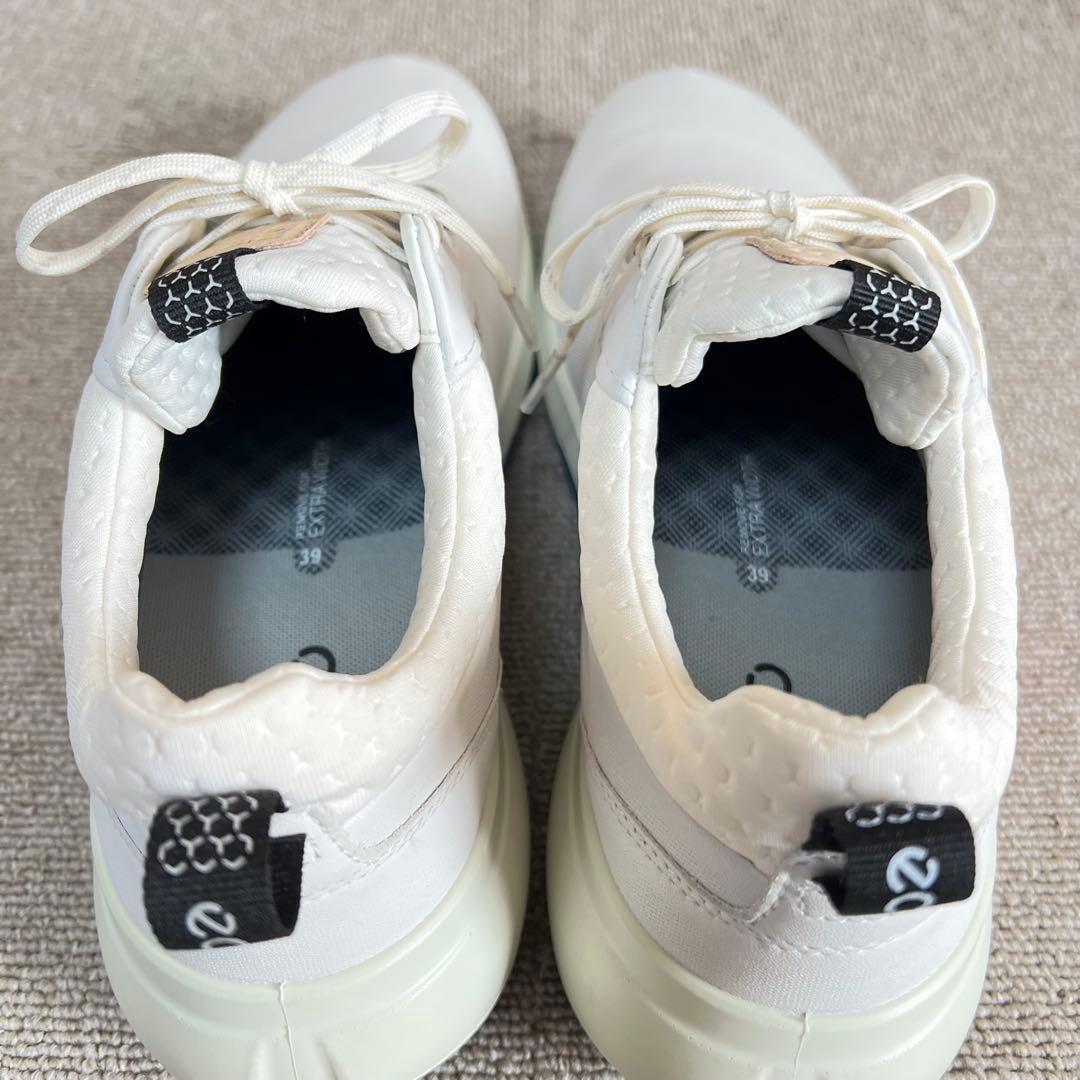 未使用品級✨エコー ECCO バイオム ゴルフシューズ ホワイト 24.5㎝