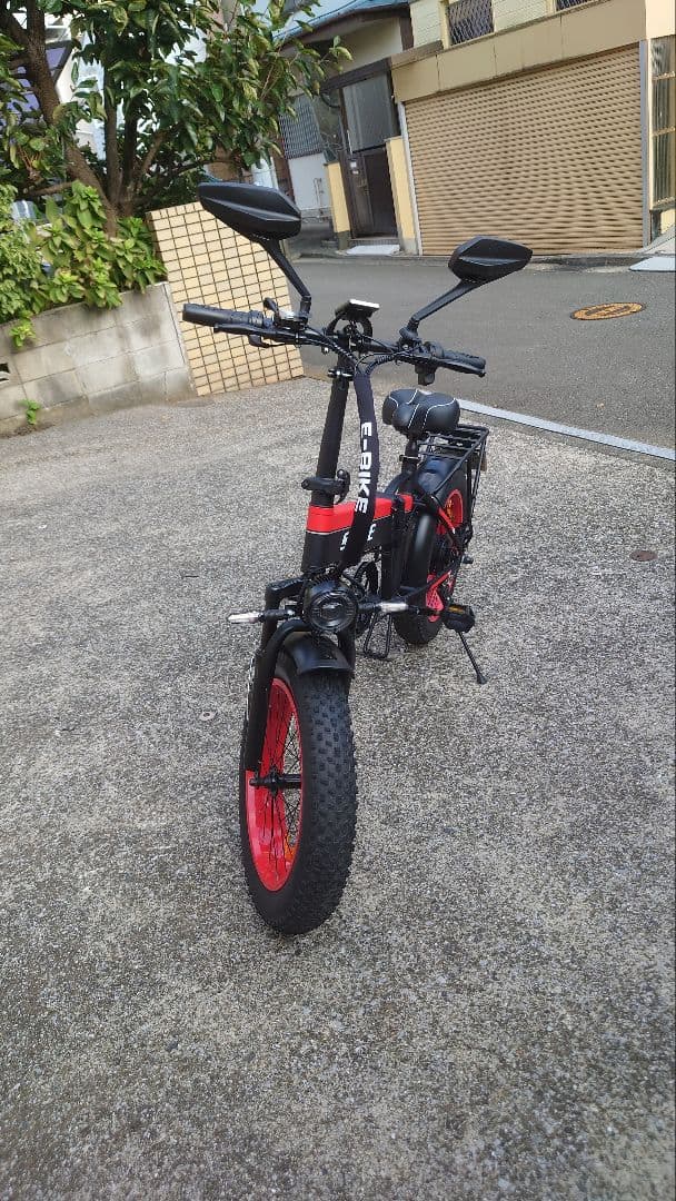 suipie 電動自転車 赤/黒 20インチタイヤ　フルアシスト自転車