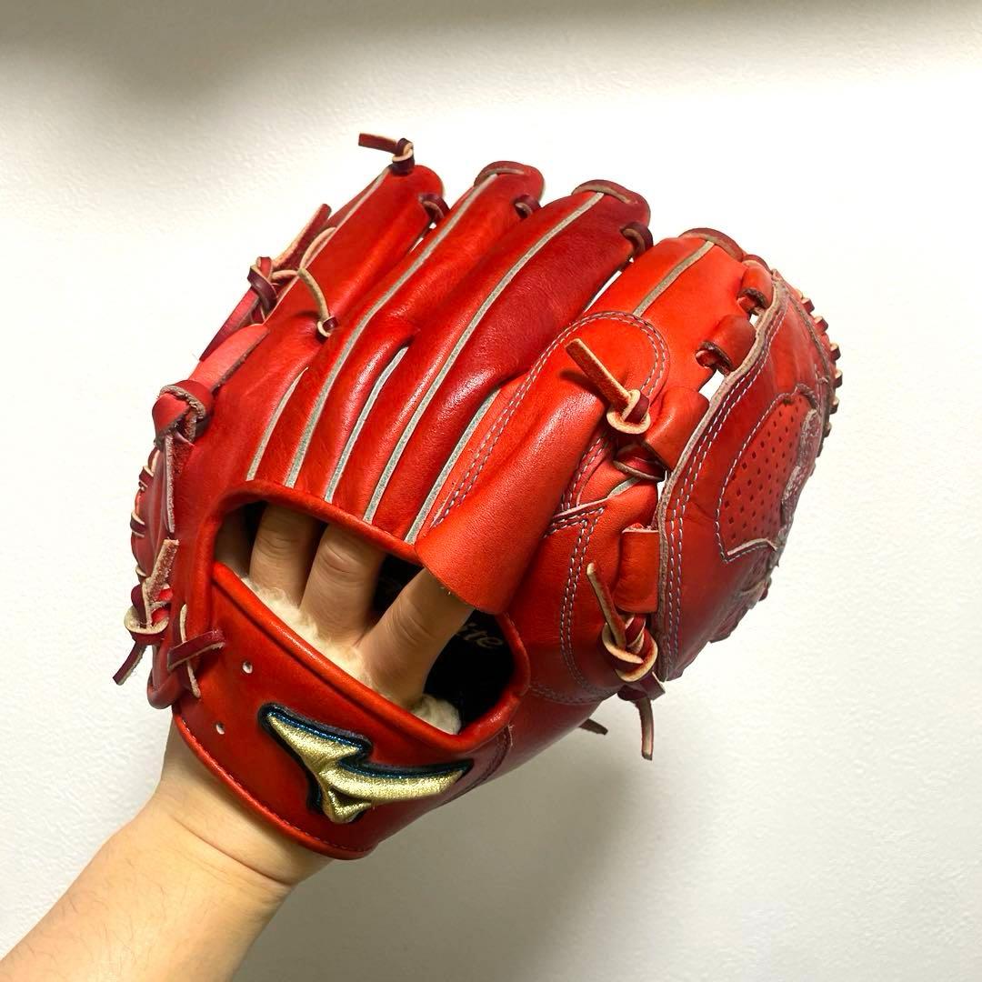 ミズノ グローバルエリート 型抜群 極美品 即戦力 硬式 投手用グローブ