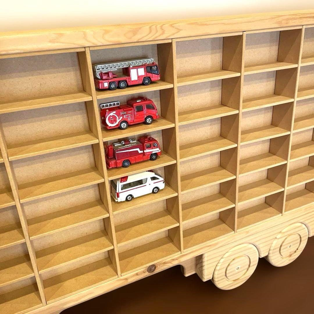 トミカ tomica ミニカー 収納 木製 コレクション ケース 棚