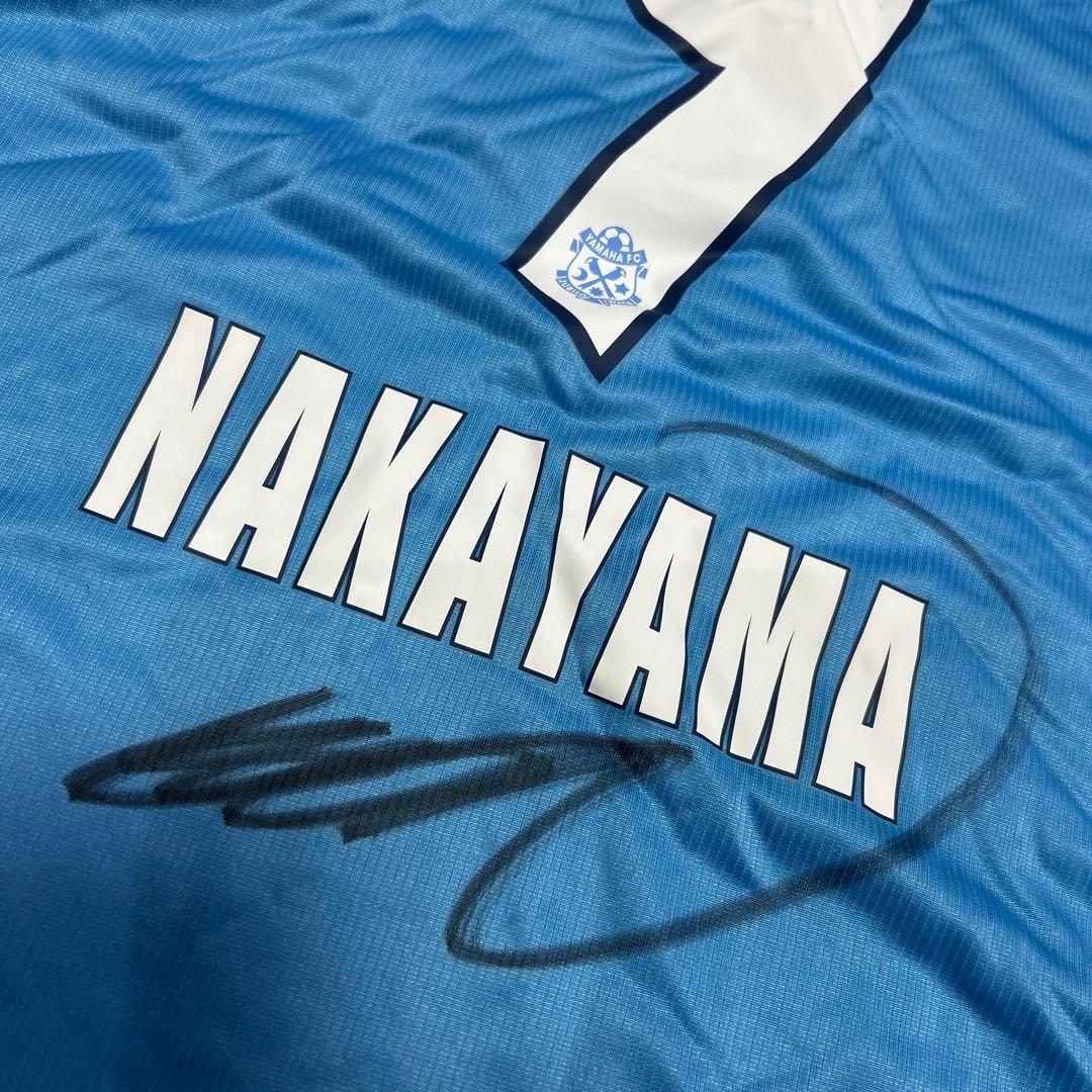 タグ付き PUMA ジュビロ磐田 ユニフォーム 中山雅史 ゴン #9 サイン入り