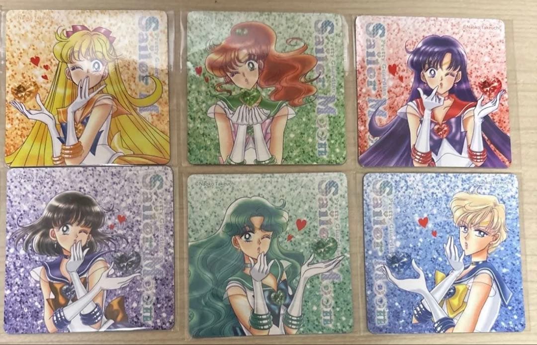コンプ　セーラームーン　マグネット　シート　明治　10種　コンプリート