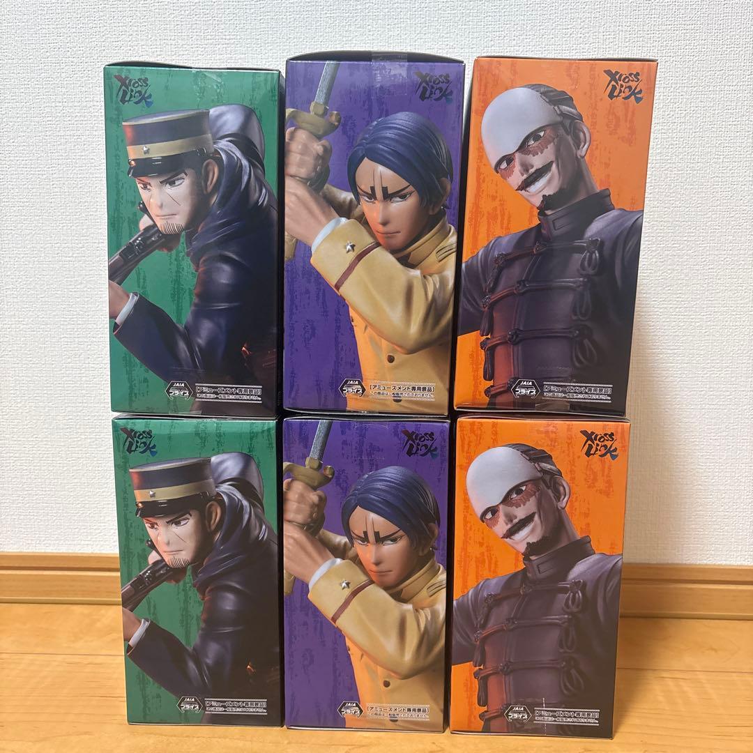 ゴールデンカムイ　XrossLink フィギュア 鶴見中尉 鯉登少尉 月島軍曹