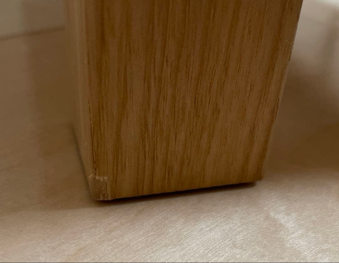 無印良品　オーク材薄型ラック・ワイド小・奥行２２ｃｍ　廃盤品