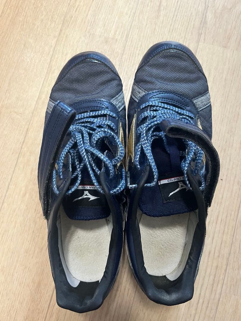 Mizuno FIELD GEO スパイクシューズ ネイビー/ゴールド