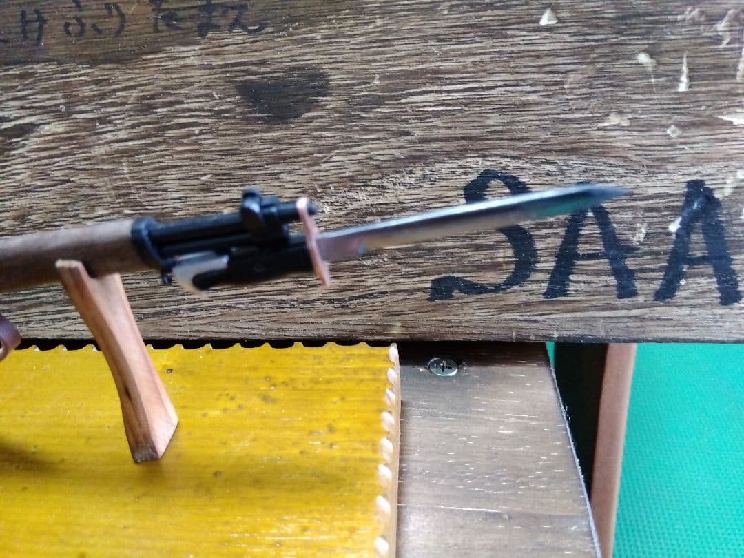 ミニＭ１ガーランドとＭ１銃剣モデル