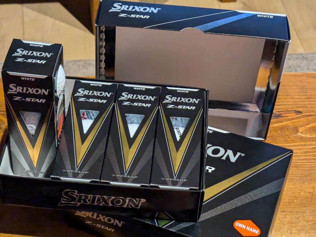 SRIXON Z-STAR 2ダースセットにて　MITSUBISHIロゴ入り