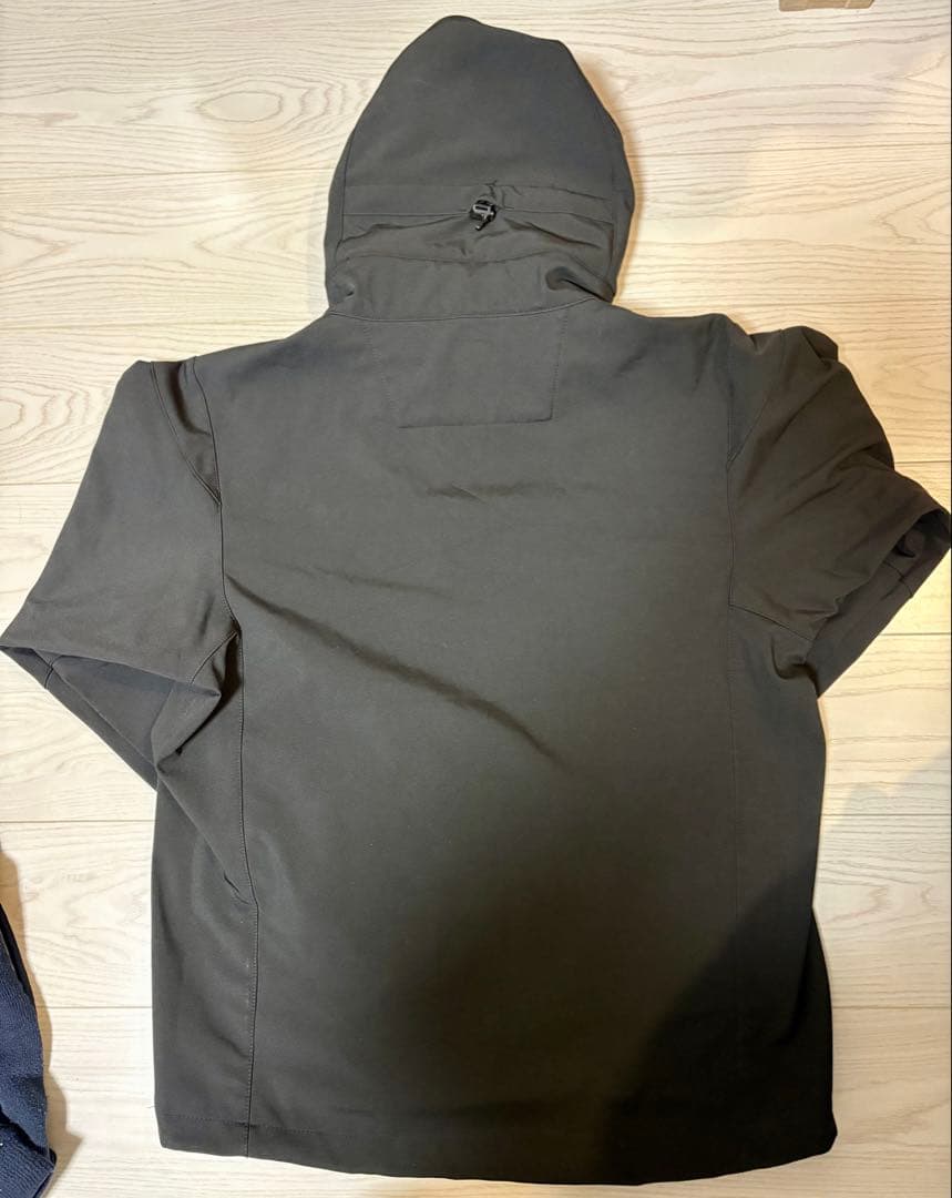 mazume フィッシングジャケット 黒 XL 防寒 裏ボア美品 ※2/28まで