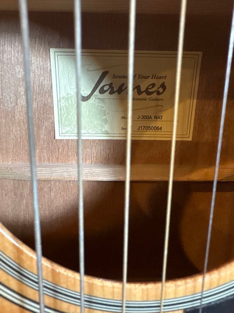 James J-300A NAT アコースティックギター ジェームス アコギ