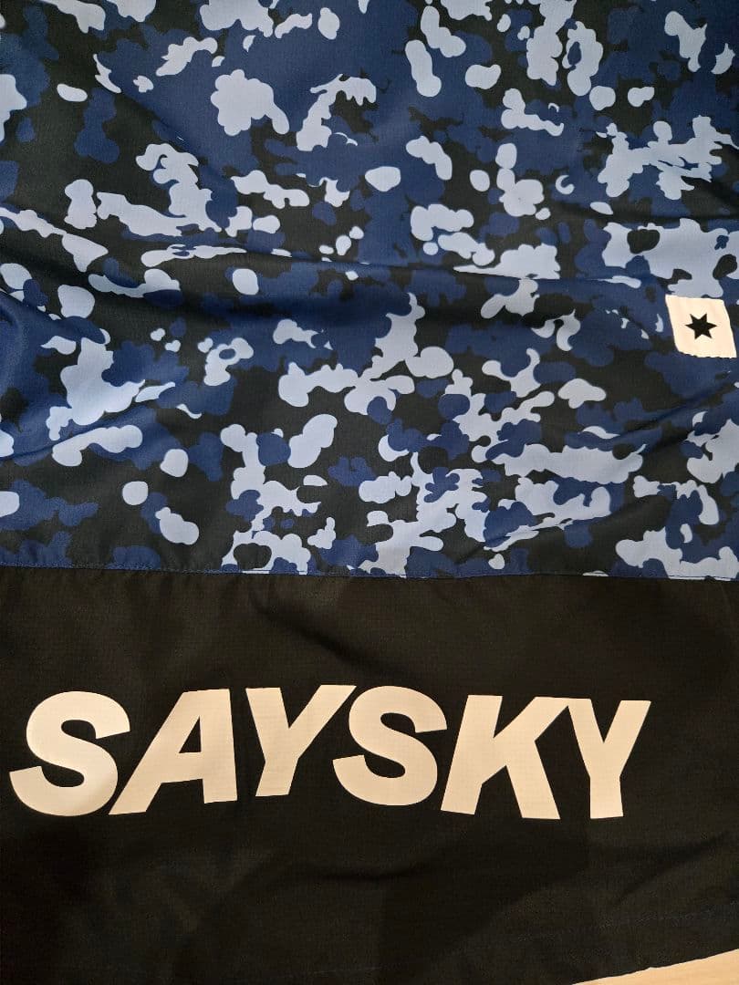 【saysky】ランニングジャケット カモフラ Sサイズ