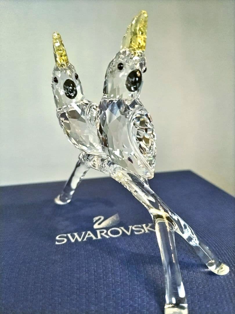 Swarovski 　鳥　オウム　置物