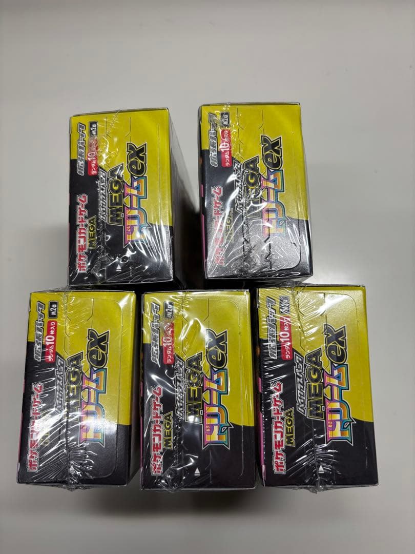 ネ*ミ様 ポケモンカード MEGAドリームEX シュリンク付き　5BOX