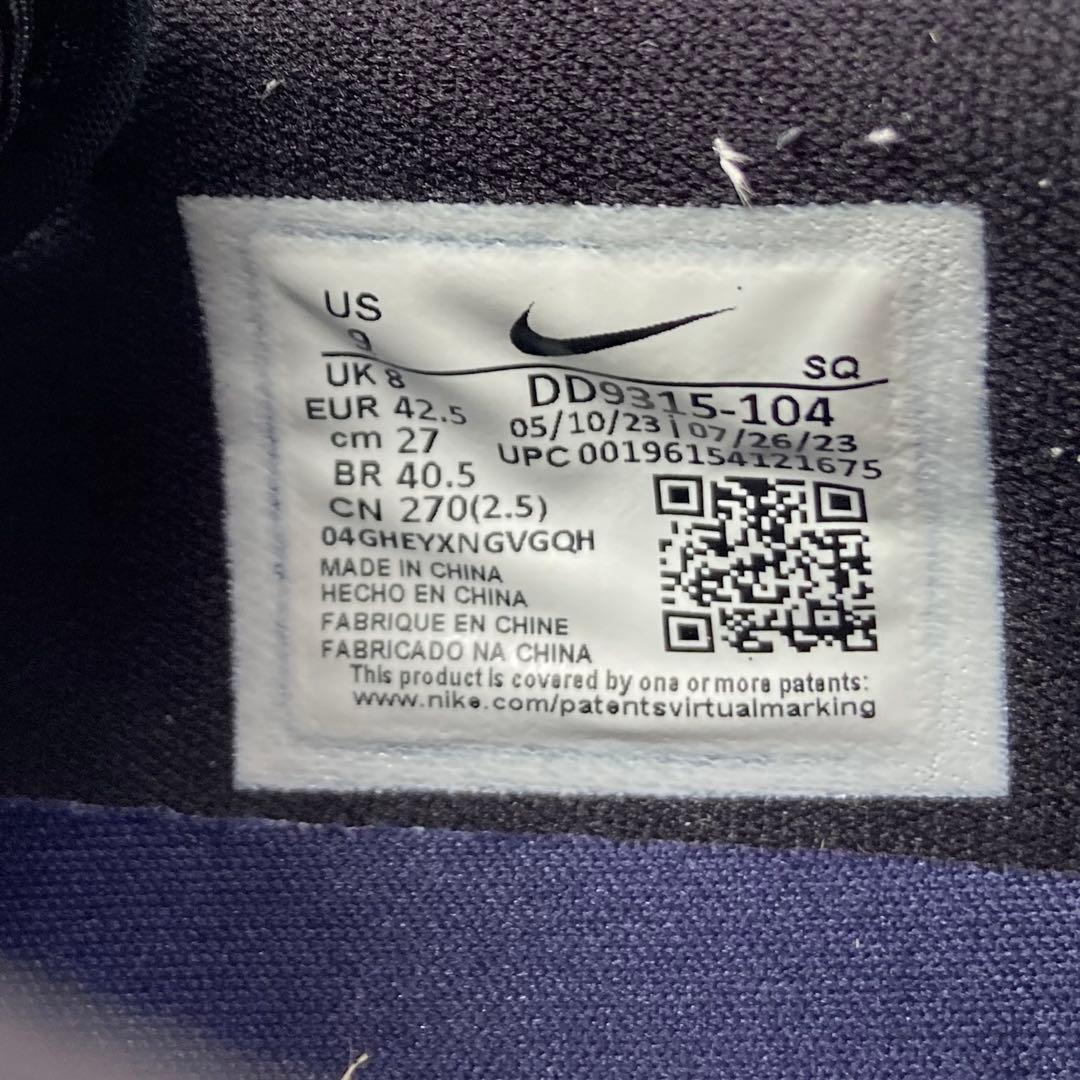 【美品】AIR JORDAN 1 ゴルフシューズ ミッドナイトネイビー 27㌢