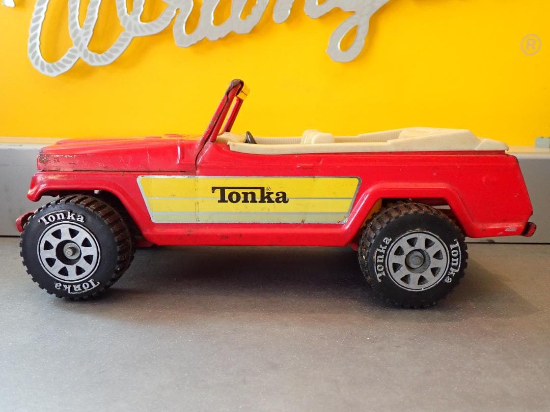 Tonka トンカ ブリキカー JEEP/ジープ USA製　全長33㎝
