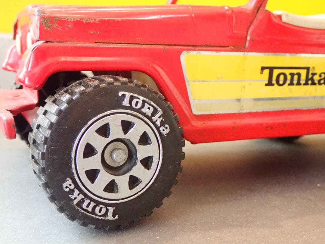 Tonka トンカ ブリキカー JEEP/ジープ USA製　全長33㎝