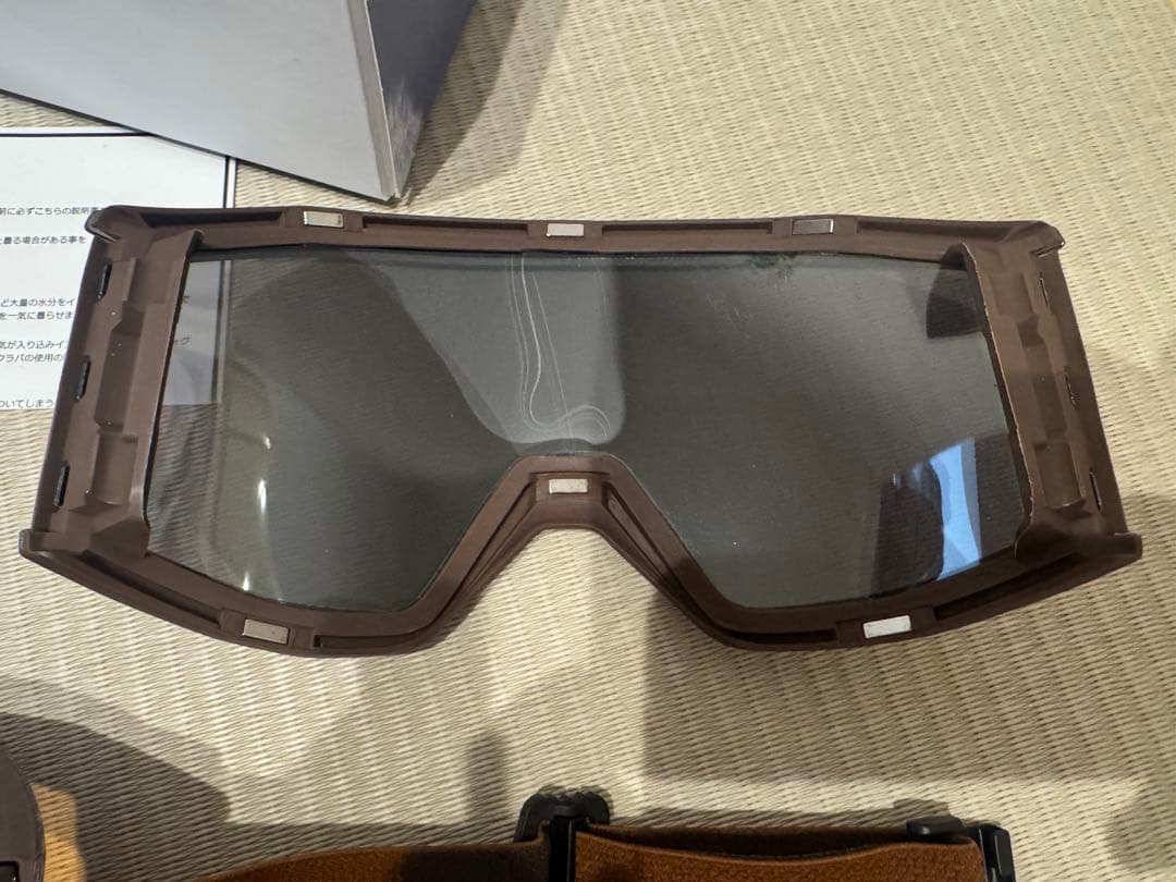 【廃盤カラー】Smith スカッドマグ Sepia Luxeスペアレンズ