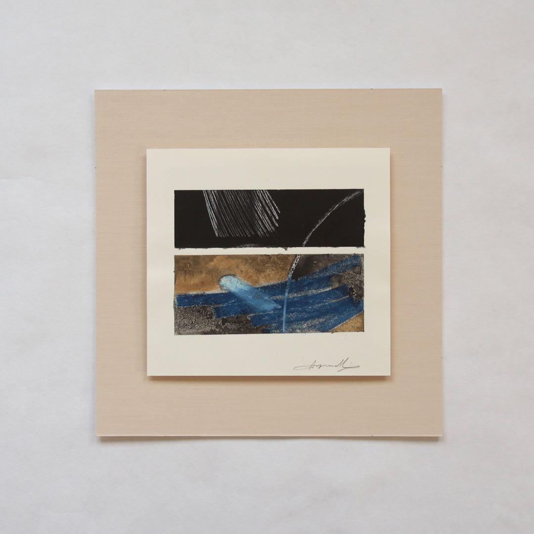 抽象画 アクリル オリジナル 作品 マット付き 絵画 現代アート インテリア
