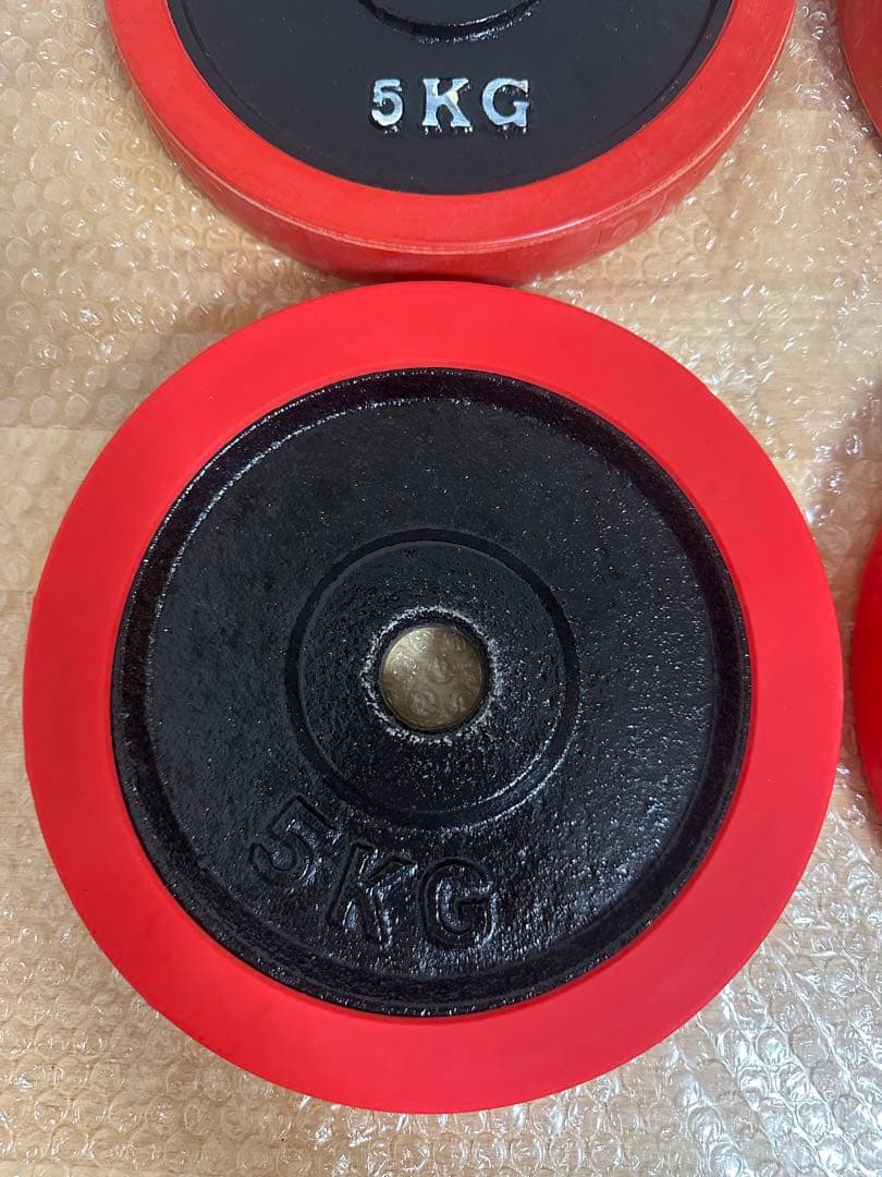 早い者勝ち ありあわせ 28mmシャフト用 ダンベルプレート 5kg×4