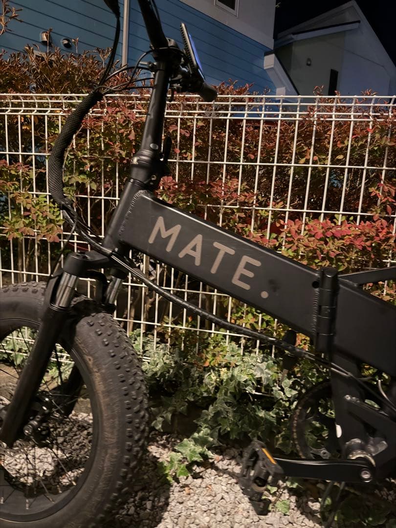 MATE X メイトバイク電動アシスト自転車　ブラック　MATE BIKE