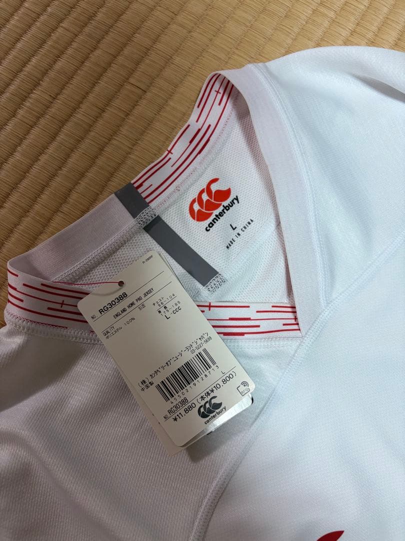 【新品】イングランド代表 ラグビージャージ Lサイズ