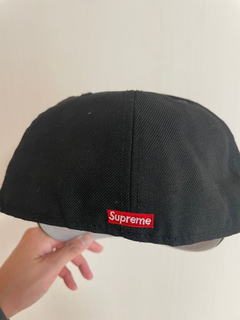 Supreme 59FIFTY ブラック キャップ 7 3/8