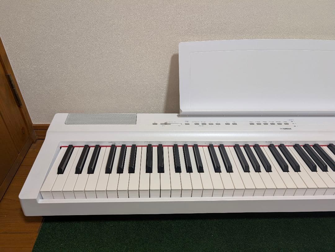 【美品】YAMAHA P-125H ホワイト 88鍵 電子ピアノ