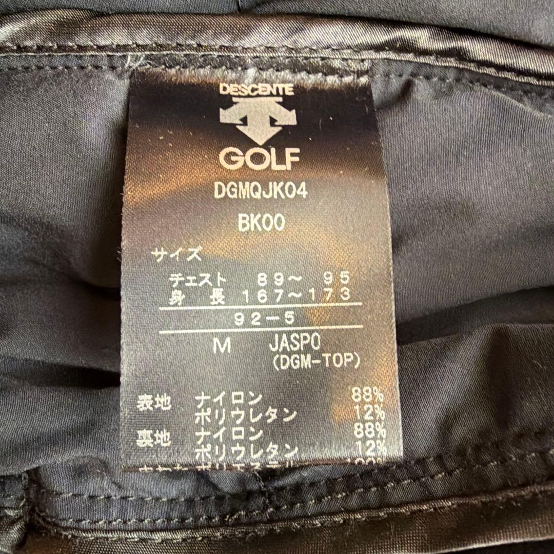 未使用美品 DESCENTE GOLF ブラックジャケット M