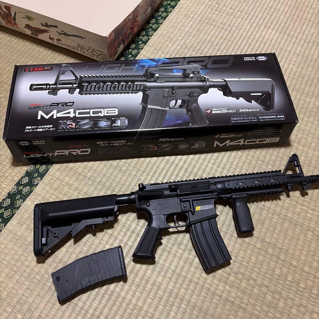 東京マルイ M4CQB 電動ガン 実働確認済み スコープとマガジン付き