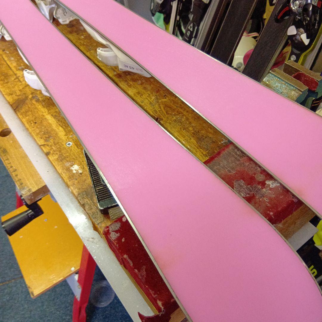 メンテナス済 子供 スキー110cm/靴19cm ストック付