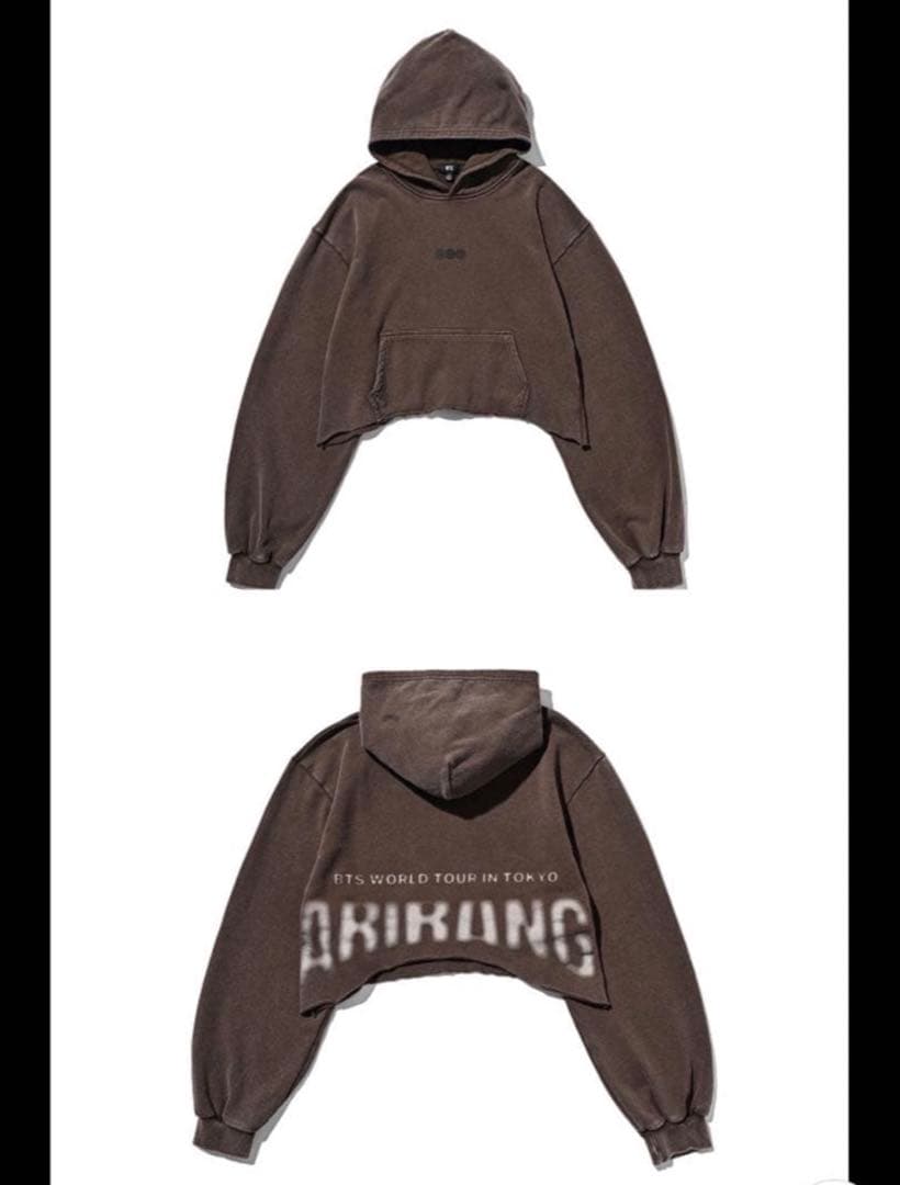 BTS ARIRANG Japan tour 日本 クロップド フーディー XL