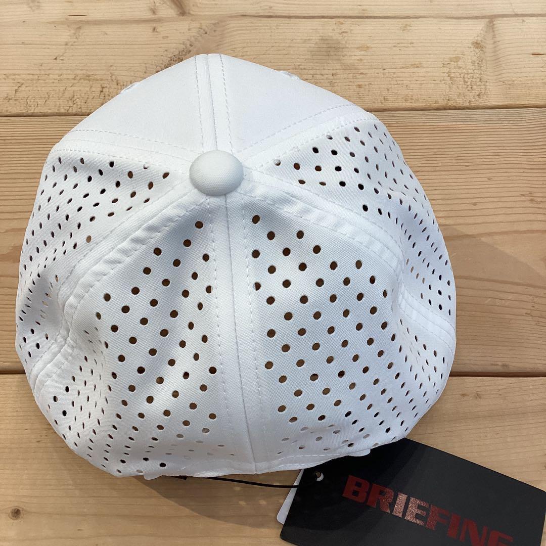 新品　BRIEFING PUNCHING MESH CAP ホワイト