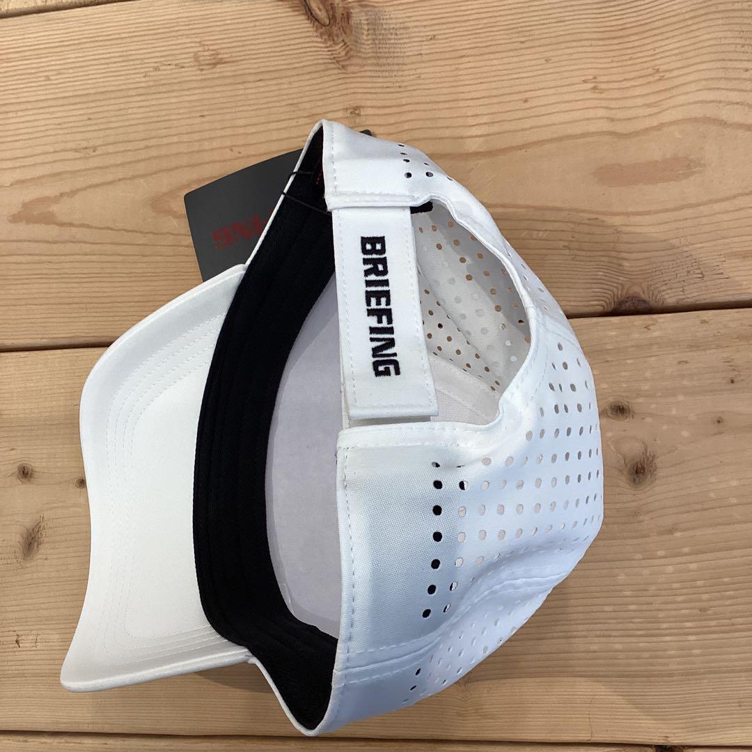新品　BRIEFING PUNCHING MESH CAP ホワイト