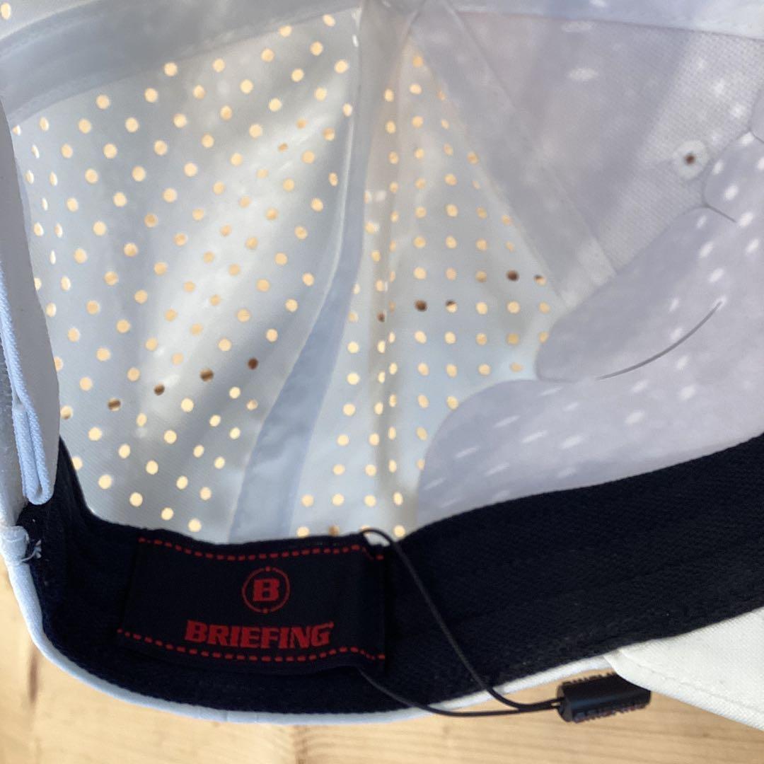 新品　BRIEFING PUNCHING MESH CAP ホワイト