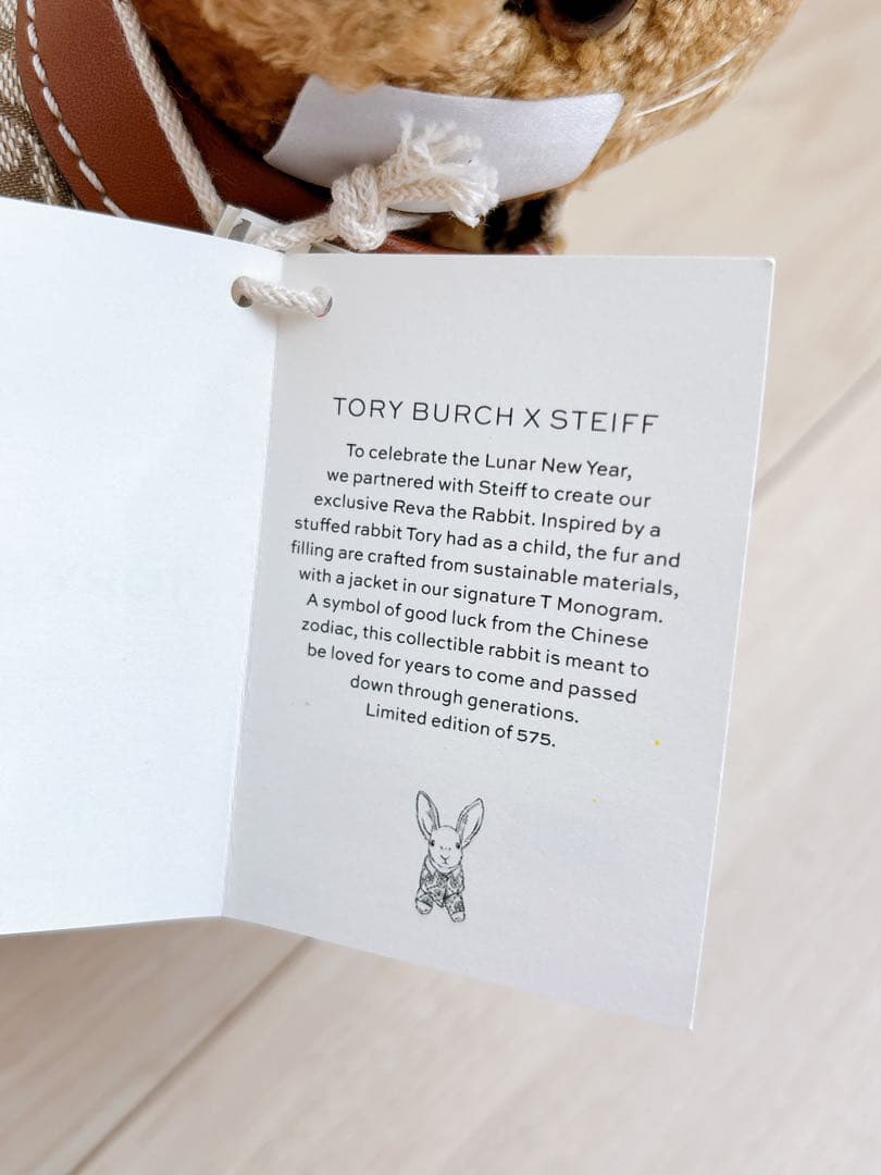 Tory Burch×Steiff Reva the Rabbit 限定575体