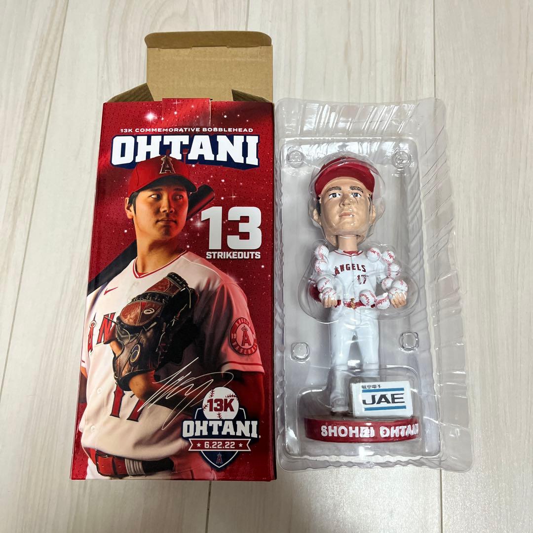 大谷翔平 ボブルヘッド 13奪三振記念MLB エンゼルス　①
