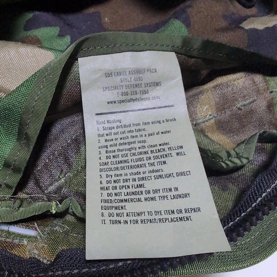 米軍　WOODLAND アサルトパック　US