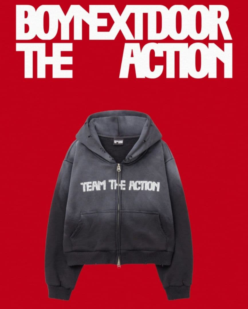 BOXNEXTDOOR フーディー パーカー Zip-Up Hoodie