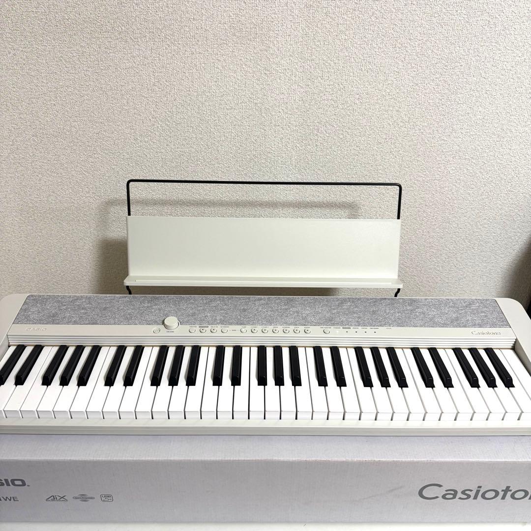25年製 カシオ CASIO キーボード 61鍵盤 CT-S1 WE