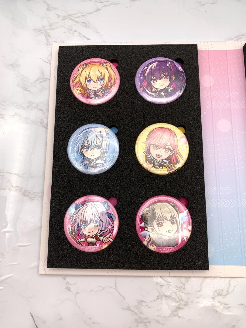 【美品】2.5次元の誘惑×モンストコラボ記念缶バッチセット