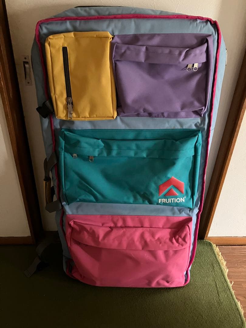 manta ボディボード（凹みあり）Helmフィン Fruitionケースセット