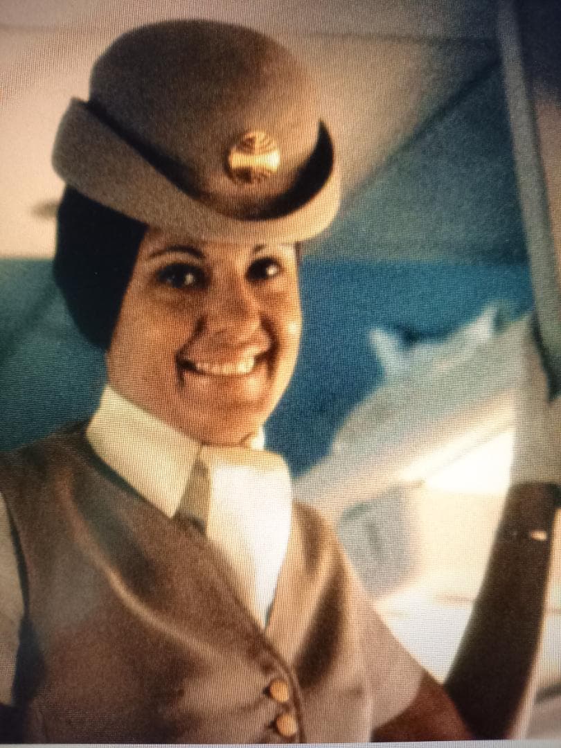 1970年代　パンナム　CA　制服　ボタン　パンアメリカン航空　スチュワーデス